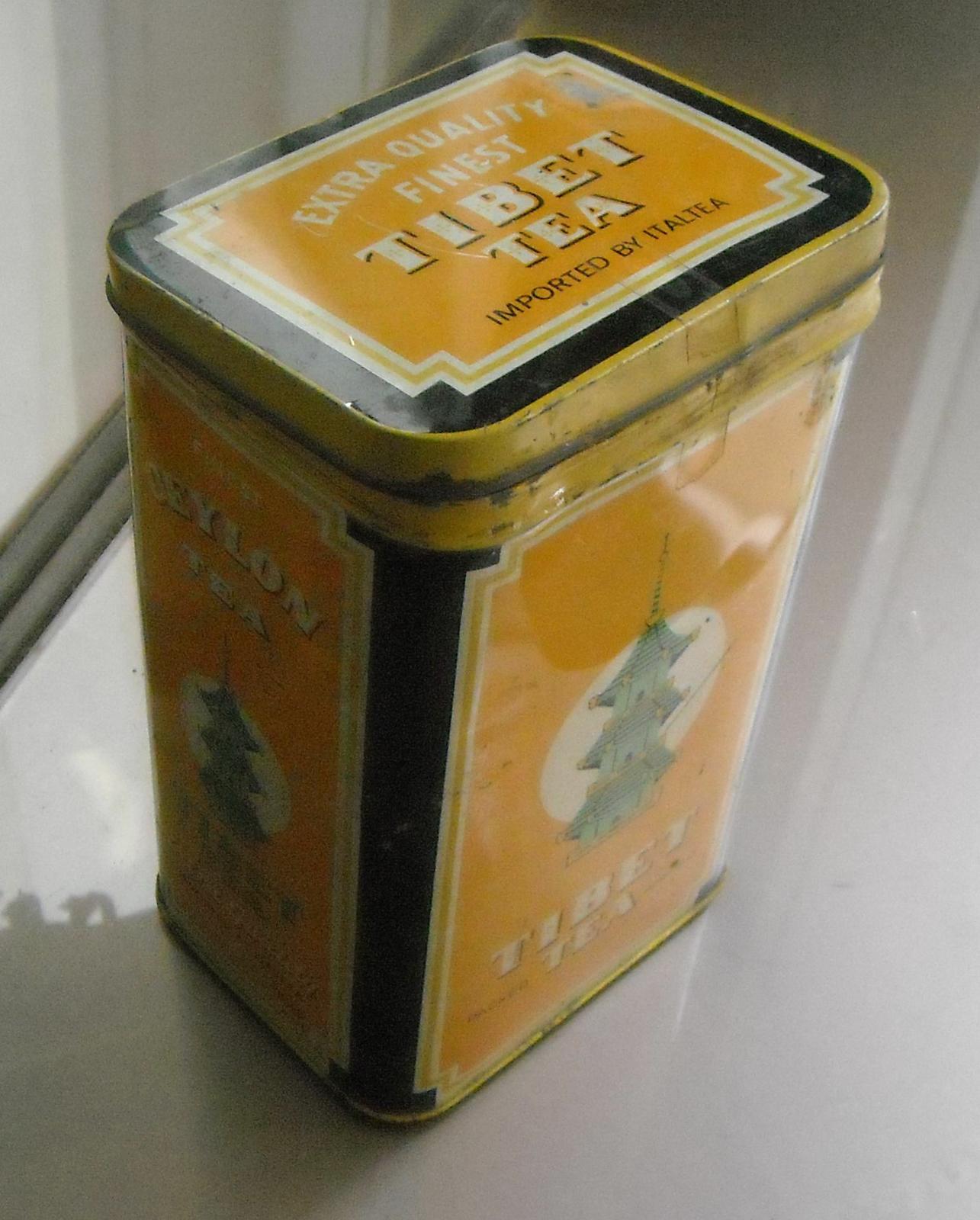 Viaggi, Oriente, Nepal, Tibet, Inusuale Scatola Pubblicitaria, Ceylon Tea, Italtea immagine 1