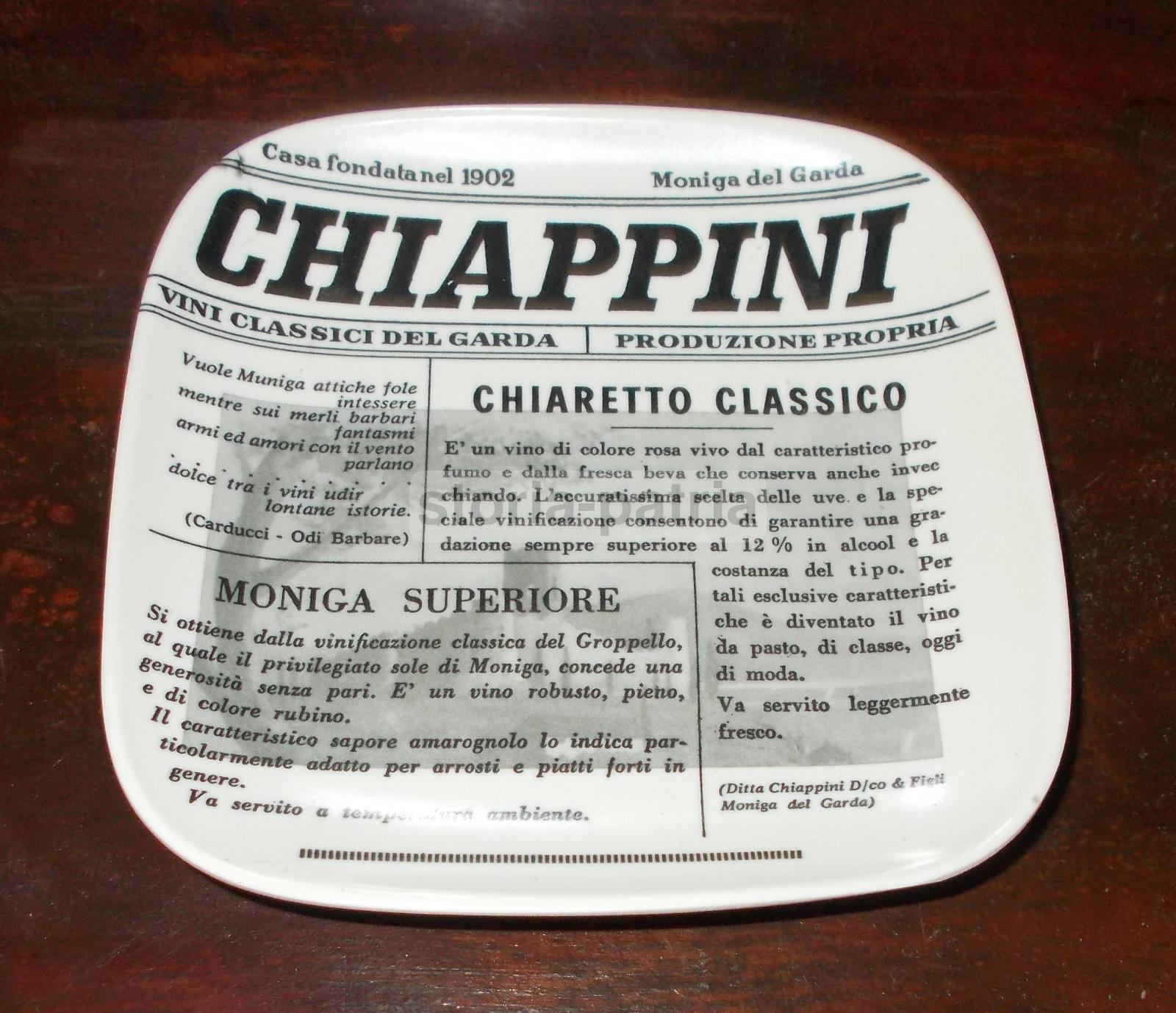 Vini, Enologia, Chiaretto Classico, Moniga Superiore, Azienda Vinicola Chiappini immagine 1
